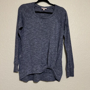 Juicy Couture Blue Grey Long Sleeve Top Size Large